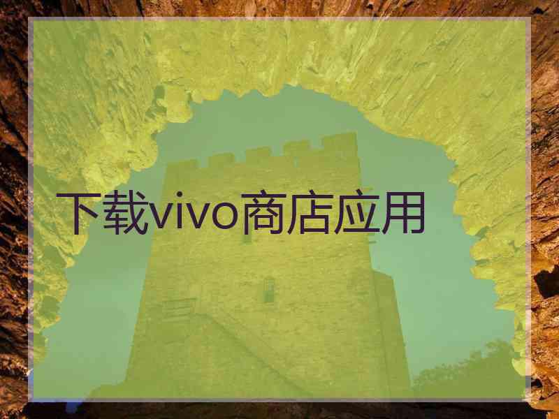 下载vivo商店应用