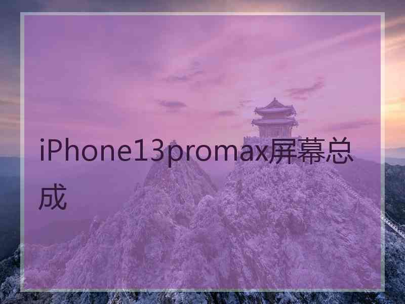 iPhone13promax屏幕总成