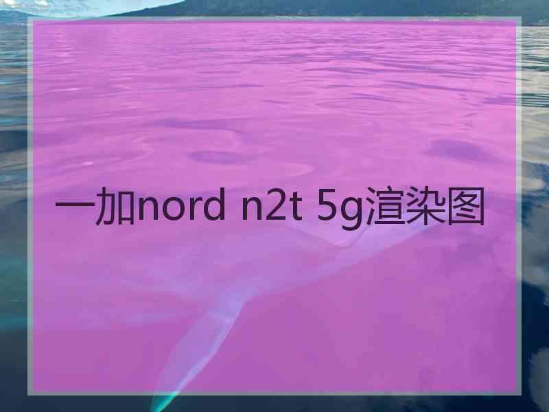 一加nord n2t 5g渲染图