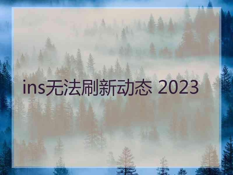 ins无法刷新动态 2023