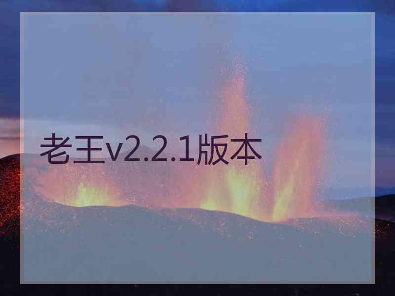 老王v2.2.1版本