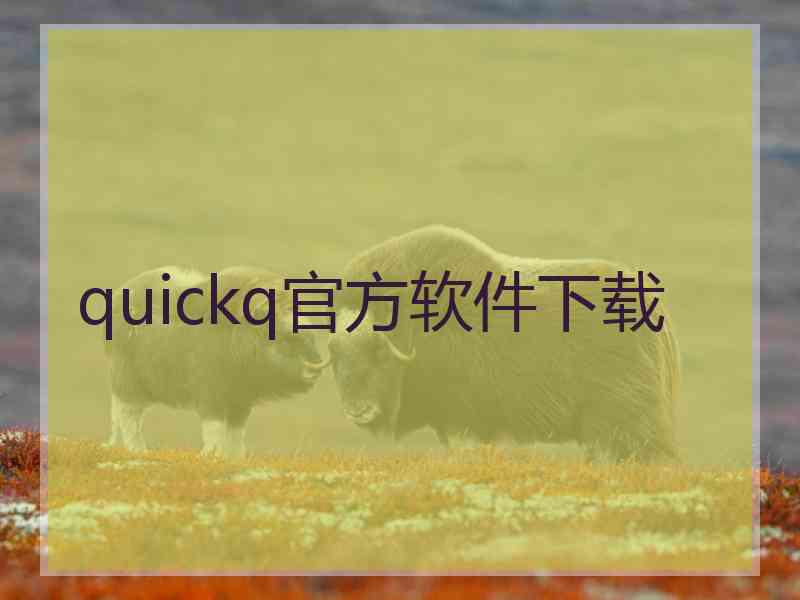 quickq官方软件下载