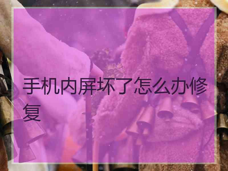 手机内屏坏了怎么办修复