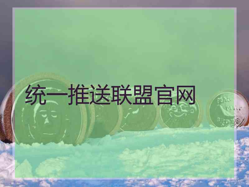 统一推送联盟官网