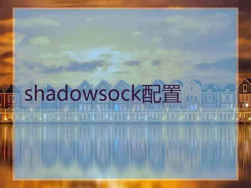 shadowsock配置