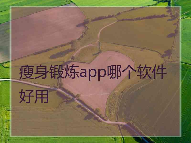 瘦身锻炼app哪个软件好用