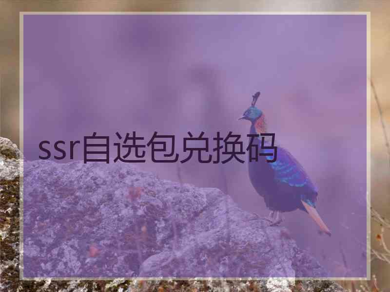 ssr自选包兑换码