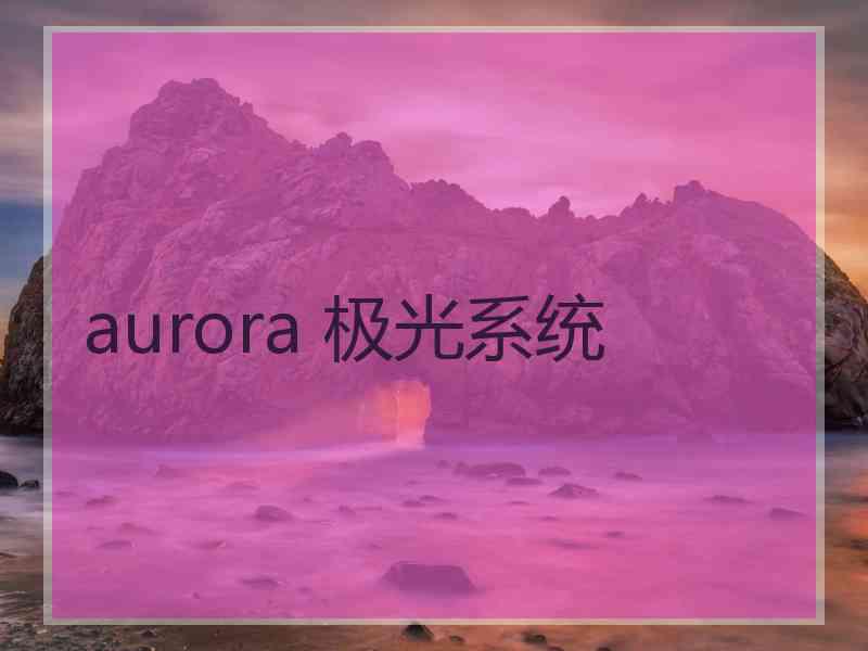 aurora 极光系统