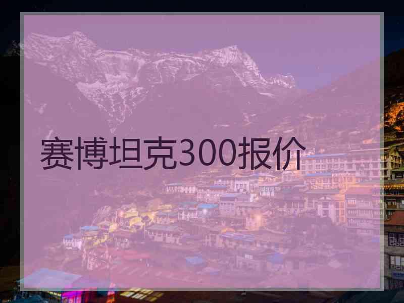 赛博坦克300报价