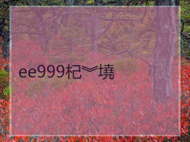 ee999杞︾墝