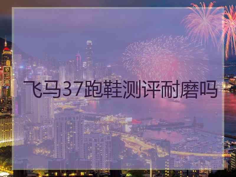 飞马37跑鞋测评耐磨吗